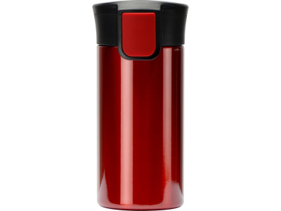 Вакуумная термокружка с кнопкой Upgrade, Waterline, тубус, красный