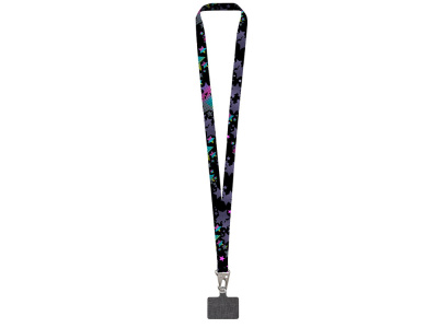 Ланъярд 2,5 см под сублимацию с большим карабином и большим держателем для телефона из ПЭ