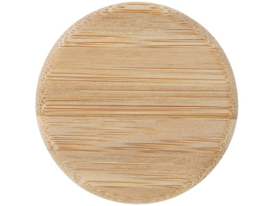 Стеклянная бутылка для воды Porto объемом 500 мл с силиконовой ручкой и бамбуковой крышкой - Серый