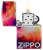 Зажигалка ZIPPO Tie Dye с покрытием 540 Tumbled Chrome, латунь/сталь, разноцветная, 38x13x57 мм