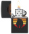 Зажигалка ZIPPO Colorblock с покрытием Black Matte, латунь/сталь, черная, 38x13x57 мм