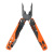 Мультитул Stinger, 107 х 19 мм, 19 функций, сталь, оранжевый корпус, стоунвош, в картонной коробке, в комплекте нейлоновый чехол
