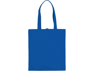 Сумка Clip из хлопка 340 г/м2 с застежкой из экокожи, синий