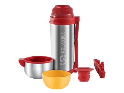 Термос универсальный (для еды и напитков) Relaxika 201, 1500 мл, стальной , размер 1500 мл