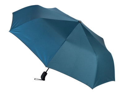 Подарочный набор с зонтом и термобутылкой в шопере, синий