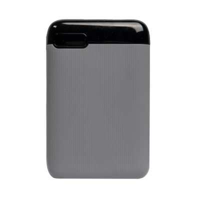 Универсальный аккумулятор Num 5 (5000 мАч), серый, 10,2х6.3х1,2 см