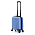 Чемодан TORBER Lama, синий, ABS-пластик, 38 х 21 х 55 см, 37 л