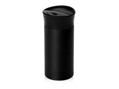 Вакуумная термокружка с кнопкой Upgrade, Waterline, тубус, черный