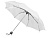 Зонт складной Columbus, механический, 3 сложения, с чехлом, белый