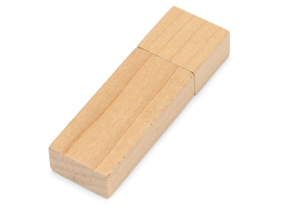 Флеш-карта USB 2.0 16 Gb Woody с магнитным колпачком, натуральный , размер 16ГБ