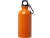 Одностенная бутылка для воды с карабином Oregon, изготовленная из нержавеющей стали, сертифицированной по стандарту RCS, объемом 400 мл - Оранжевый , размер 400 мл