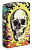 Зажигалка ZIPPO Skull Design с покрытием Glow In The Dark Green,латунь/сталь,разноцветная38x13x57 мм