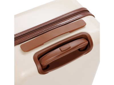 Чемодан для ручной клади BUGATTI АМЕЛИЯ | AMELIA, бежевый, поликарбонат / АБС-пластик, 32х22х53 см, 30 л , размер S