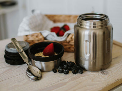 Термос для еды, вакуумный, бытовой, тм bobber. Объем 0.7 литра. Артикул Jerrycan-700 Matte , размер 700 мл