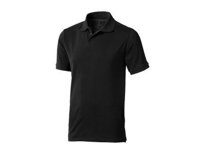 Calgary мужская футболка-поло с коротким рукавом, черный , размер 3XL
