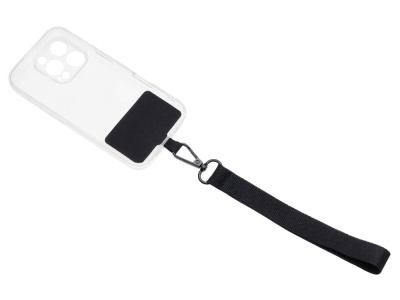 Ремешок на руку для телефона Рист, черный