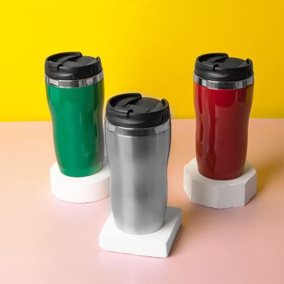 Термокружка  PROMO;  450 мл; красный; металл