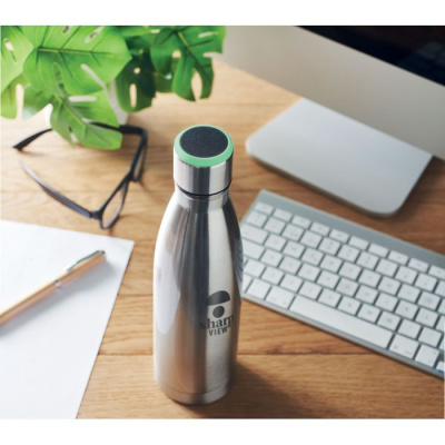 Бутылка 500 мл тускло-серебряный