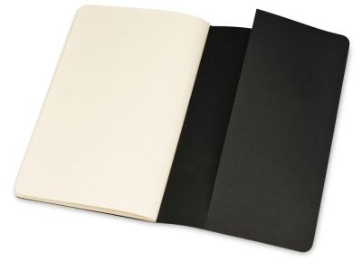 Записная книжка Moleskine Cahier (нелинованный, 3 шт.), Large (13х21см), черный , размер A5