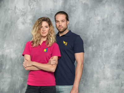 Мужское поло Helios с коротким рукавом, белый , размер 5XL