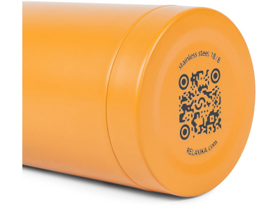 Термос Relaxika 101 (1 литр), желтый (без лого) , размер 1000