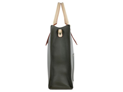 Сумка-шоппер BUGATTI ЭЛЛА | ELLA, оливковая, полиуретан, 37х12х31 см