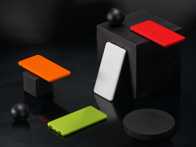 Портативное зарядное устройство Reserve с USB Type-C, 5000 mAh, синий