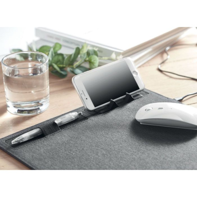 Коврик для мыши 15W каменный серый