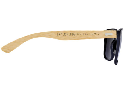 Солнцезащитные очки Hue с бамбуковыми дужками - Серебристый