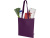 Мадрас Блэнд эко-сумка из переработанного хлопка GRS плотностью 140 г/м² объемом 7 л - Фиолетовый