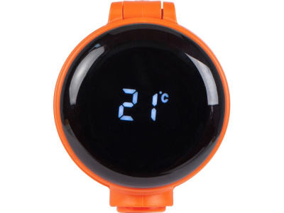 Вакуумная термокружка Waterline с медной изоляцией Bravo, 400 мл, тубус, оранжевый