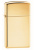 Зажигалка ZIPPO Slim® с покрытием High Polish Brass, латунь/сталь, золотистая, 29x10x60 мм