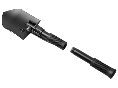 Складная лопата c чехлом Spade, черный