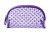 Косметичка Dewal Beauty серия "Горох", фиолетовая 19х8,5х11,5см