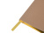 Еженедельник недатированный А6 Total beige с нашивкой, бежевый