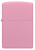 Зажигалка ZIPPO Classic с покрытием Pink Matte, латунь/сталь, розовая, матовая, 38x13x57 мм