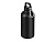 Матовая спортивная бутылка Hip S с карабином и объемом 400 мл, черный