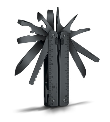 Мультитул VICTORINOX SwissTool BS, 115 мм, 286 г, 29 функций, чёрный, в нейлоновом чехле