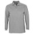 Рубашка поло мужская с длинным рукавом Winter II 210 серый меланж