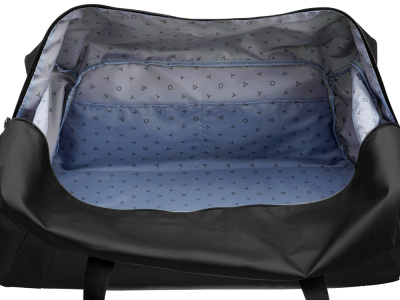 Сумка дорожная TORBER РИТМ, чёрная, полиэстер 900D с PU покрытием, 65 х 37 х 34 см