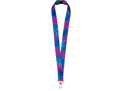 Ланъярд 2,5 см под сублимацию с трендовым карабином и замком обрыва