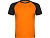Спортивная футболка Indianapolis мужская, неоновый оранжевый/черный , размер XL