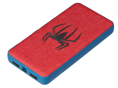 Портативное зарядное устройство с возможностью полноцветной печати на ткани и нанесения силиконового 3D-лого по индивидуальному дизайну клиента