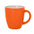 Кружка  ANNA, оранжевый, 310мл, тонкая керамика