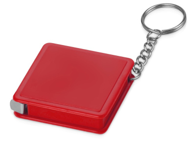 Брелок-рулетка, 1 м., красный , размер 1м