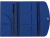 Органайзер для документов на кнопке с отделением для купюр и ручки, упаковка в индивидуальный пакет, синий/темно-синий