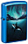Зажигалка ZIPPO Whale с покрытием High Polish Blue, латунь/сталь, синяя, глянцевая, 38x13x57 мм