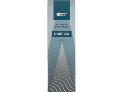 Термобутылка Narrow с вакуумной медной изоляцией, 500 мл, серебристый