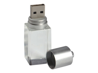 USB-флешка на 16 ГБ,micro USB  серебро , размер 16ГБ