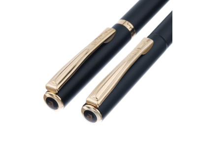 Набор Pierre Cardin PEN&PEN: ручка шариковая + роллер. Цвет - черный. Упаковка Е.